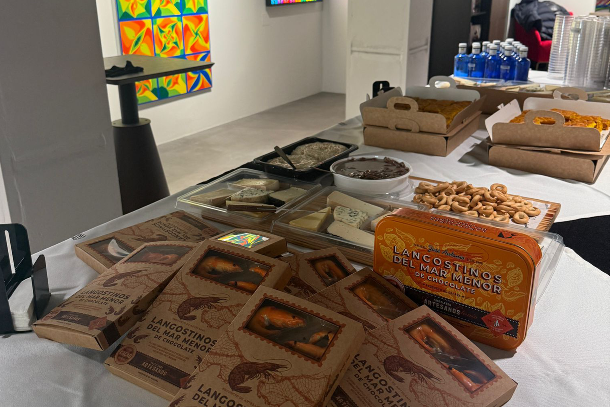 Atutiplén en la inauguración de «Sudokukis» (Galería La Chrome)